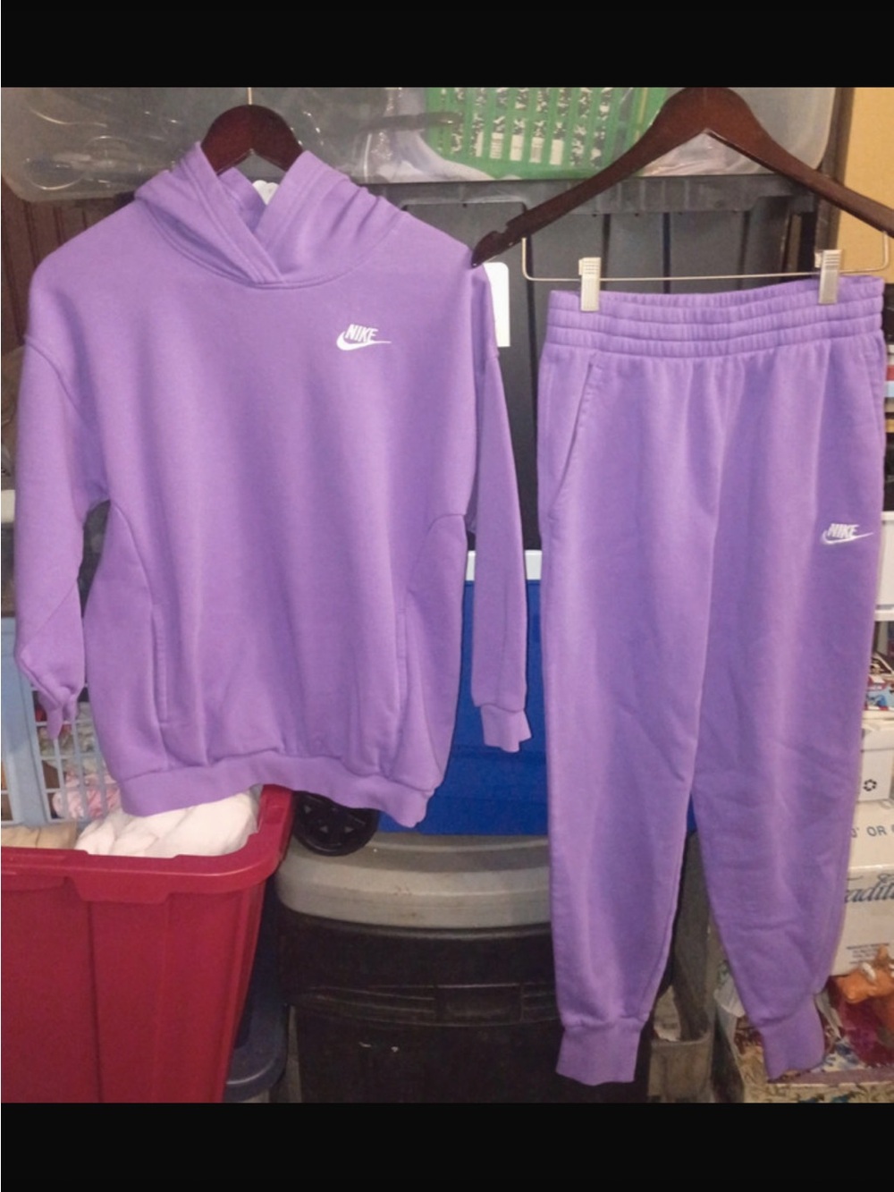 Nike Women Lavender Lilac Hoodie & Jogger Set